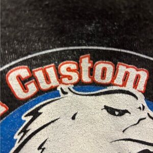 Delta Black Graphic Top